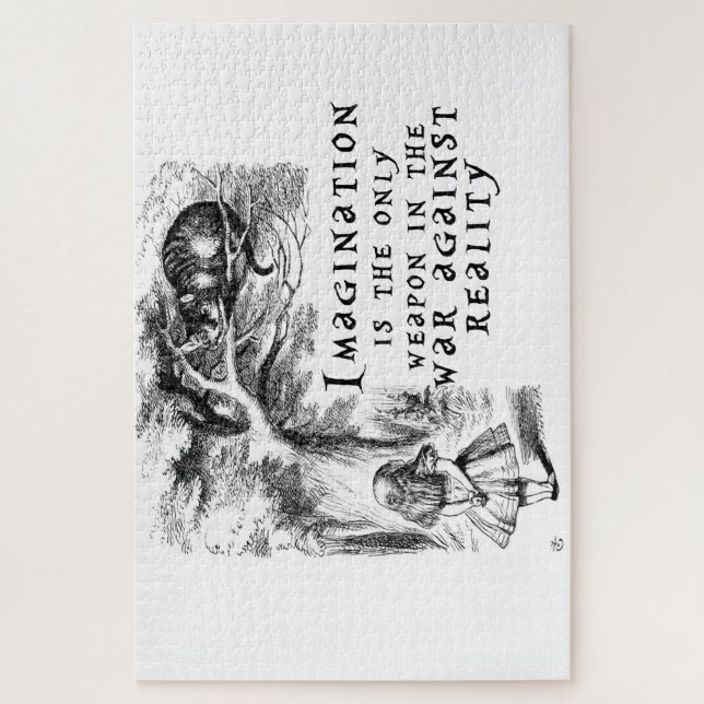 Puzzle Alicia en el país de las maravillas - Imaginación (Vertical)