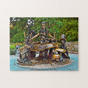 Puzzle Alicia en el Parque Central de las Maravillas.
