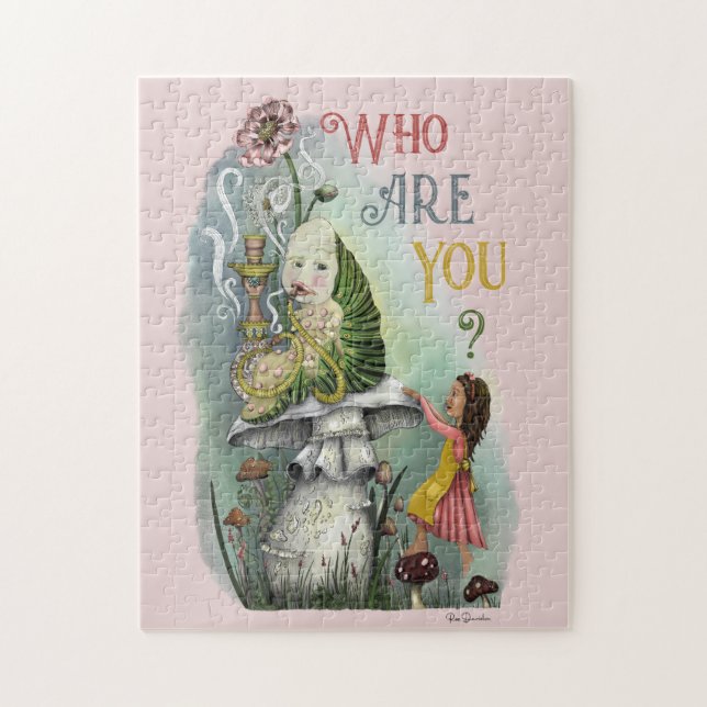 Puzzle Alicia linda en el país de las maravillas y el art (Vertical)