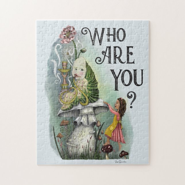 Puzzle Alicia linda en el país de las maravillas y el art (Vertical)