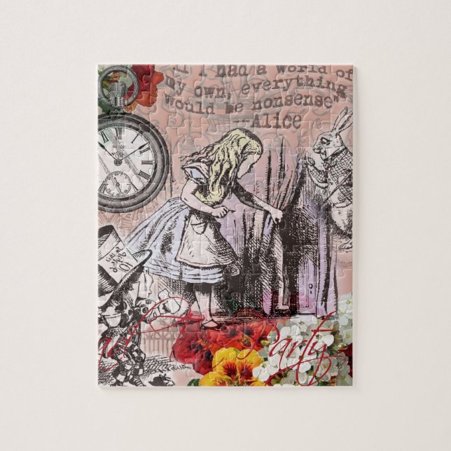 Puzzle Alicia sin sentido de la cortina maravilla (Vertical)