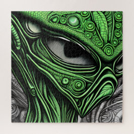 Puzzle Alien abstrato espeluznante