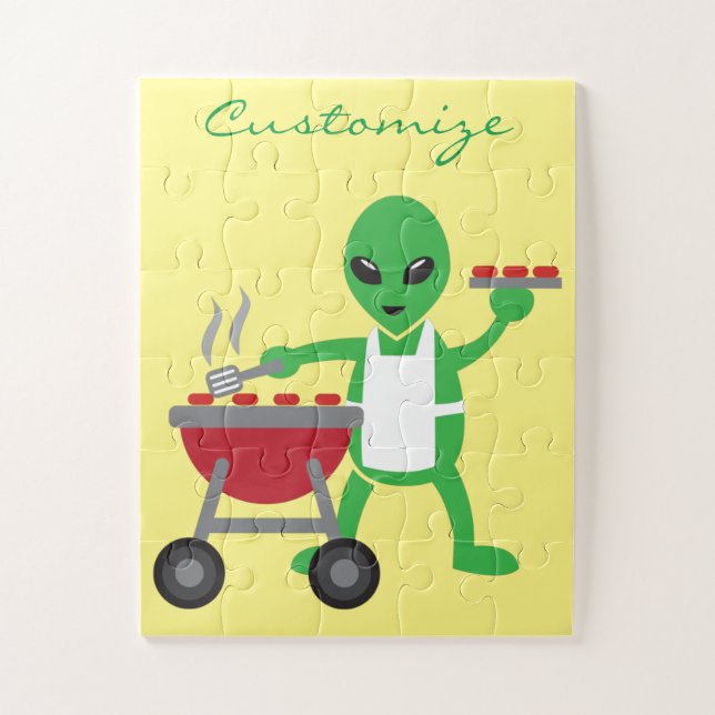 Puzzle Alien Barbeque Cookout Thunder_Cove (Vertical)