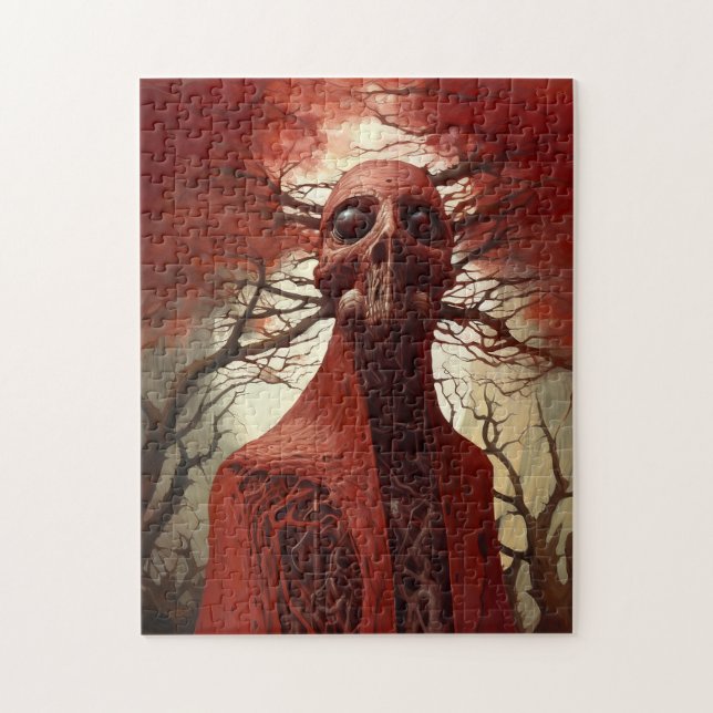 Puzzle Alien Creature Sci Horror Art (Vertical)