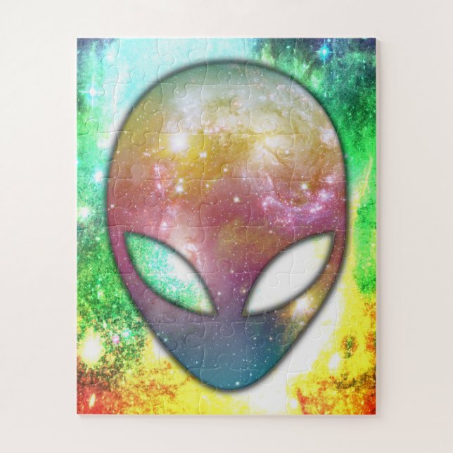 Puzzle Alien espacial (Vertical)
