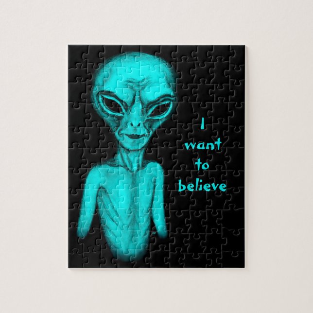 Puzzle Alien, quiero creer (Vertical)