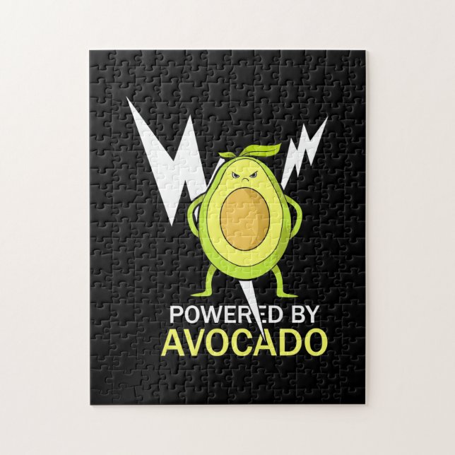 Puzzle Alimentado Por Aguacate (Vertical)