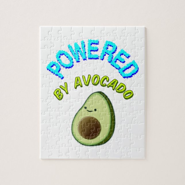 Puzzle Alimentado por dibujo de Personalizado aguacate (Vertical)