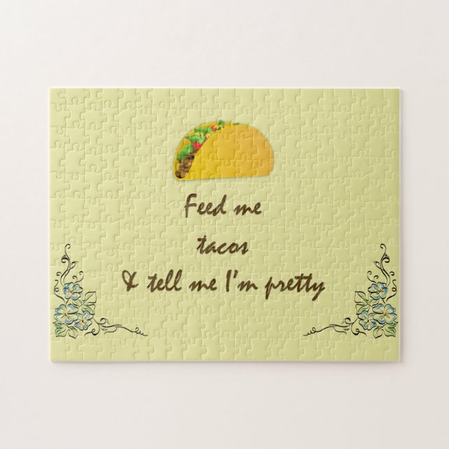 Puzzle Alimentarme tacos (Horizontal)