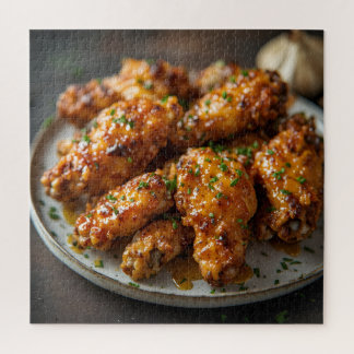 Puzzle Alitas de pollo con miel y ajo