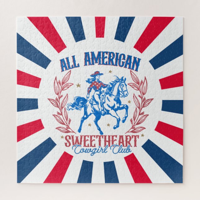 Puzzle All American Scuarto Cowgirl Club (Vertical)