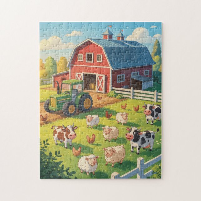 Puzzle All the Farm Animals (Vertical)