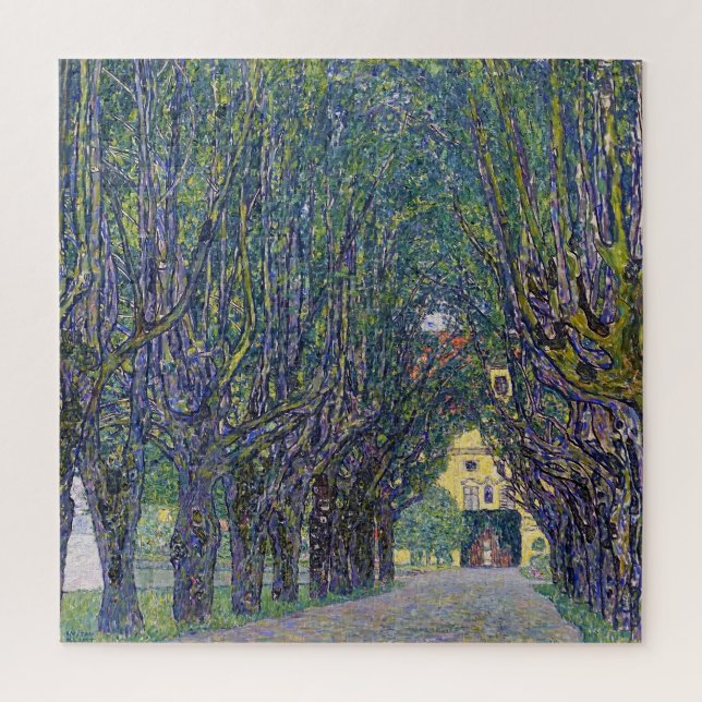 Puzzle Allee en Schloss Kammer, Gustav Klimt (Vertical)