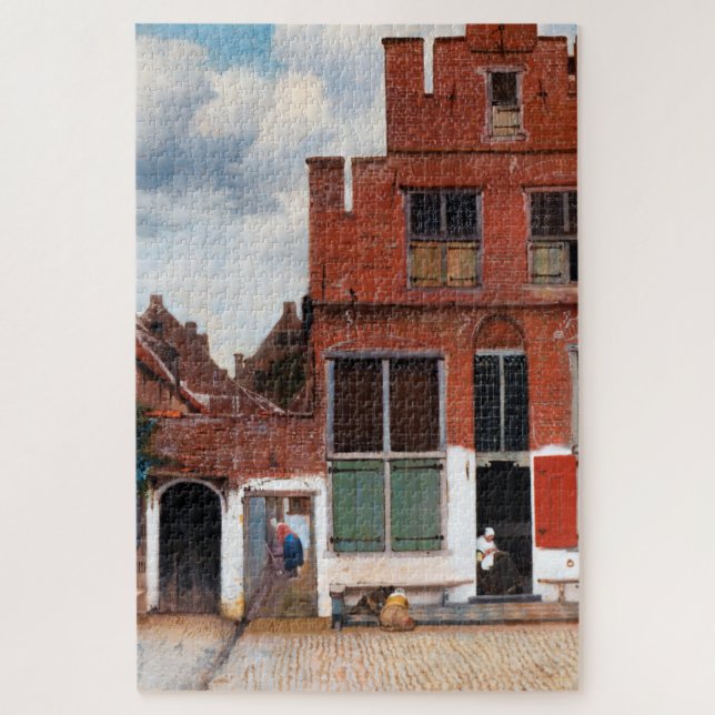 Puzzle Alley holandés, Johannes Vermeer (Vertical)
