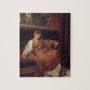 Puzzle Alma-Tadema el   Lesbia que llora sobre un gorrió