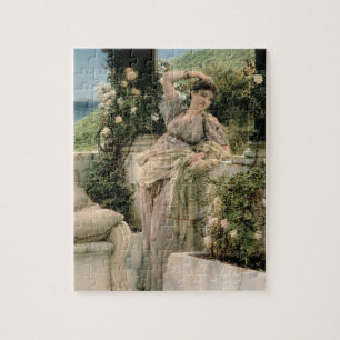 Puzzle Alma-Tadema mil subió de todos los rosas, 1885 de