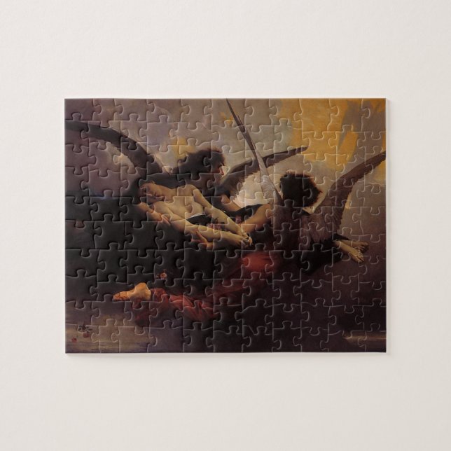 Puzzle Alma traída al cielo por Bouguereau (Horizontal)
