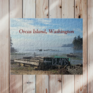 Puzzle Almejas en la isla Orcas en San Juans de Washingto