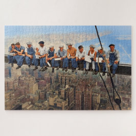 Puzzle Almuerzo en lo alto de un rascacielos 1932 NYC Rem