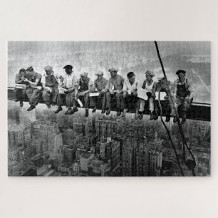 Puzzle Almuerzo en lo alto de un rascacielos C1932 trabaj