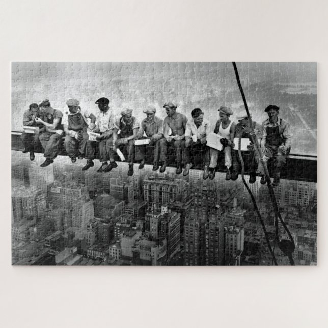 Puzzle Almuerzo en lo alto de un rascacielos C1932 trabaj (Horizontal)