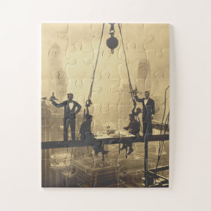 Puzzle Almuerzo en lo alto de un rascacielos parte dos tr