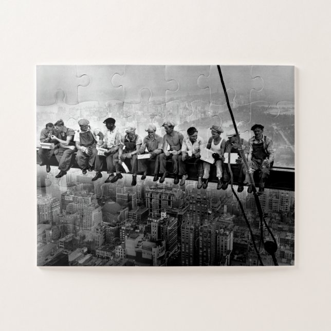 Puzzle Almuerzo encima de un rascacielos C1932 (Horizontal)