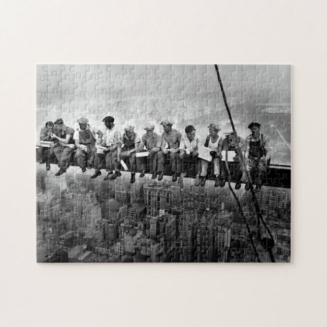 Puzzle Almuerzo encima de un rascacielos C1932 (Horizontal)