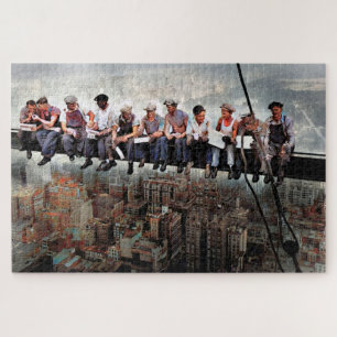 Puzzle Almuerzo encima de un rascacielos C1932 Redux de c