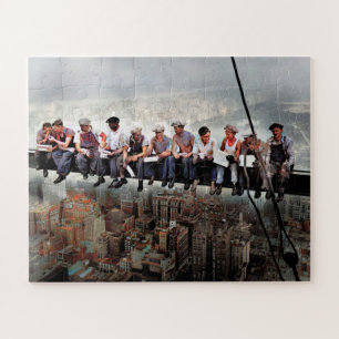Puzzle Almuerzo encima de un rascacielos C1932 Redux de c