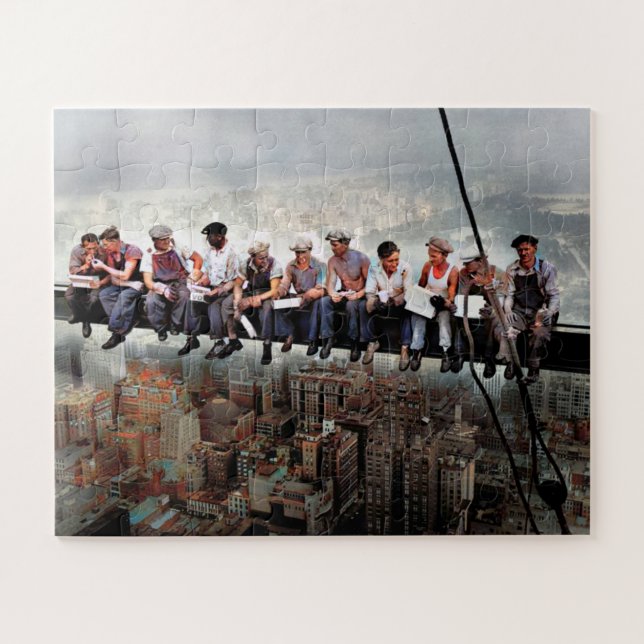 Puzzle Almuerzo encima de un rascacielos C1932 Redux de c (Horizontal)