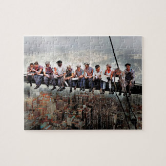 Puzzle Almuerzo encima de un rascacielos C1932 Redux de c