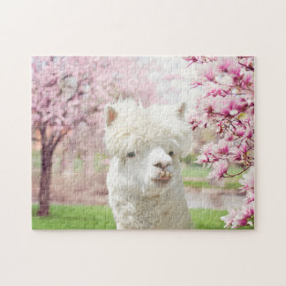 Puzzle Alpaca blanca