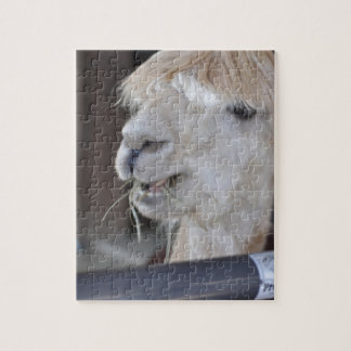 Puzzle Alpaca, blanco