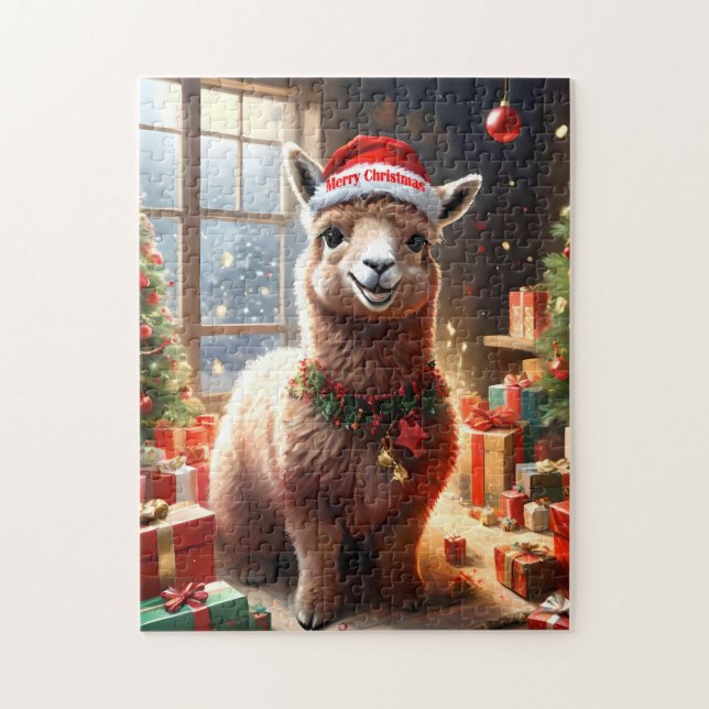 Puzzle "Alpaca los presentes: Una historia de Navidades" (Vertical)