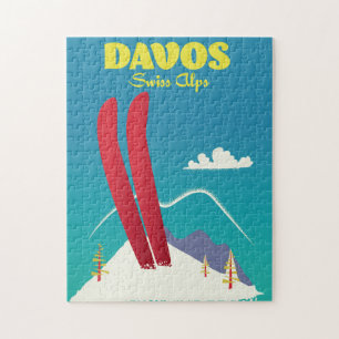 Puzzle Alpes suizos de Davos