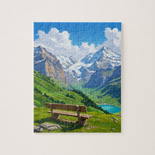 Puzzle Alpes suizos Viaje a Suiza