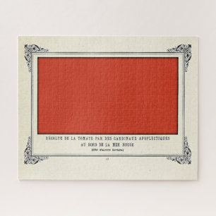 Puzzle Alphonse Allais, April Fools, Red, Abstract Art