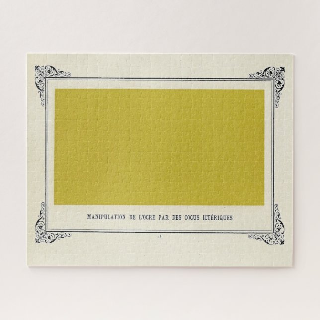 Puzzle Alphonse Allais, April Fools, Yellow, Resumen Art (Horizontal)