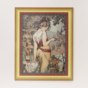 Puzzle Alphonse Mucha ~ Affiche Cognac ~ Poster Cognac ~