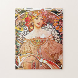 Puzzle Alphonse Mucha Daydream Floral Vintau Art Nouveau