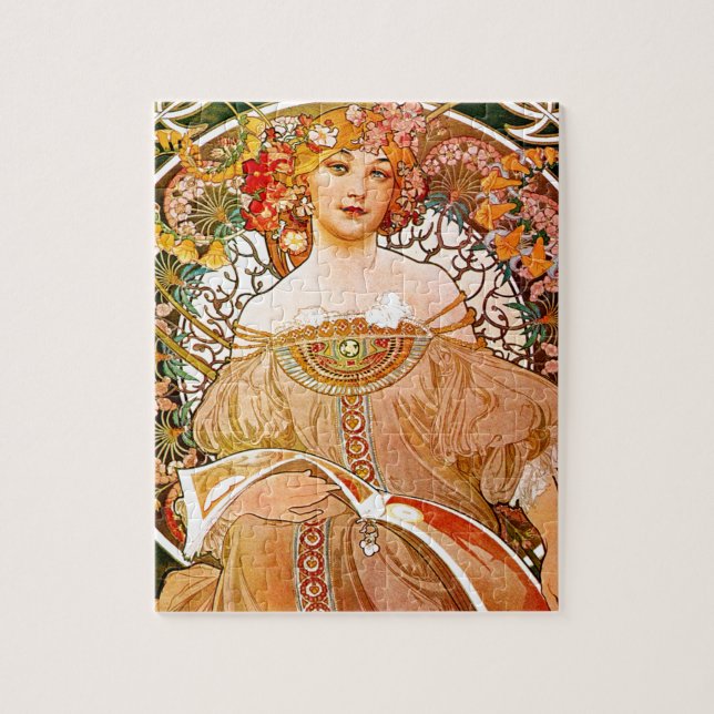 Puzzle Alphonse Mucha Dreaming (Reverie) (Vertical)
