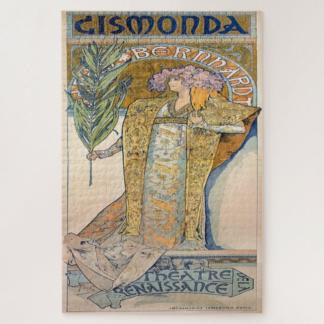 Puzzle Alphonse Mucha: Gismonda (1894) (Vertical)