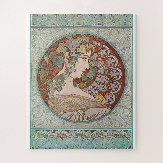 Puzzle Alphonse Mucha - Ivy (Vertical)