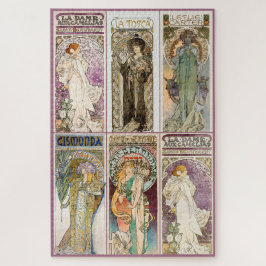 Puzzle Alphonse Mucha Mujeres