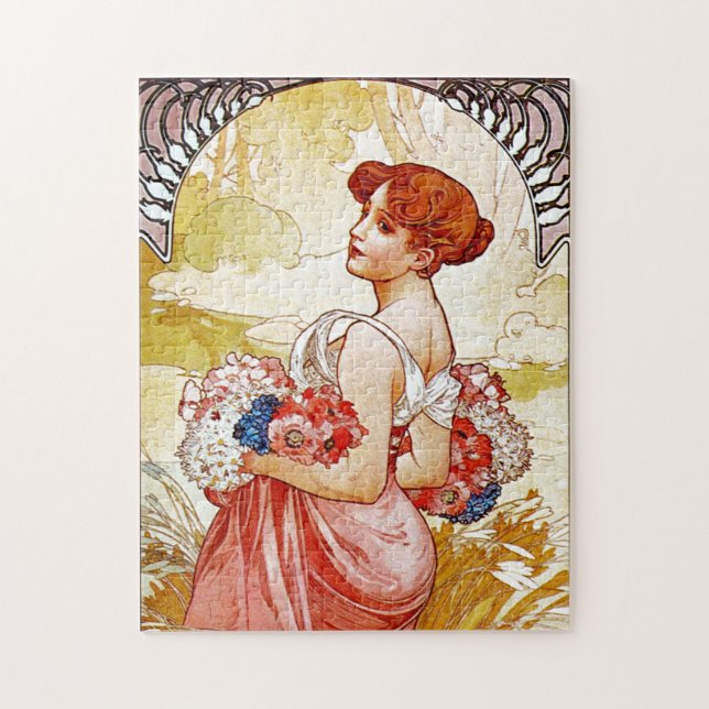 Puzzle Alphonse Mucha Summer (Vertical)