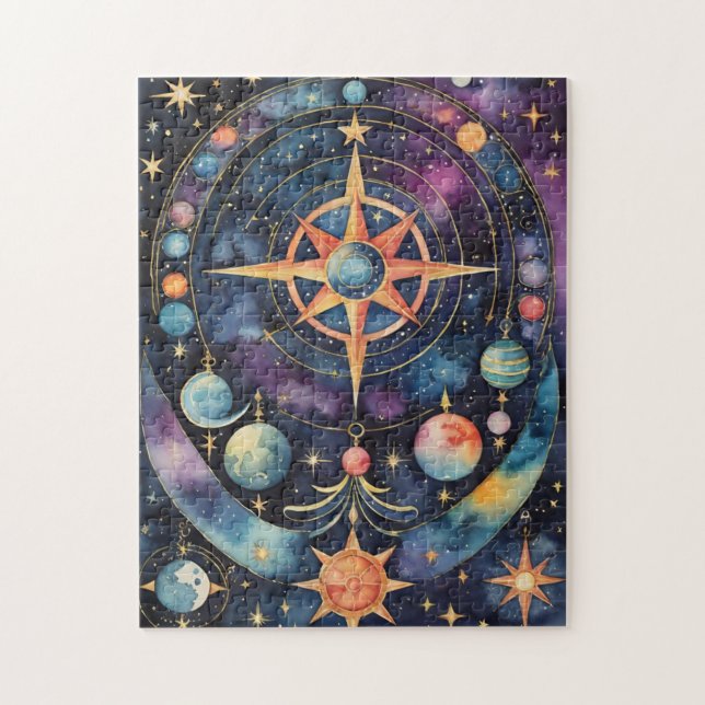 Puzzle Alquimia de las Estrellas Fantasía Celestial Místi (Vertical)