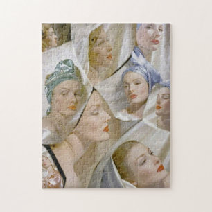 Puzzle alrededor de 1940 bellas mujeres