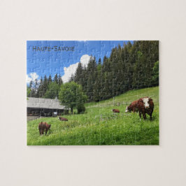 Puzzle Alta Saboya, Alpes franceses