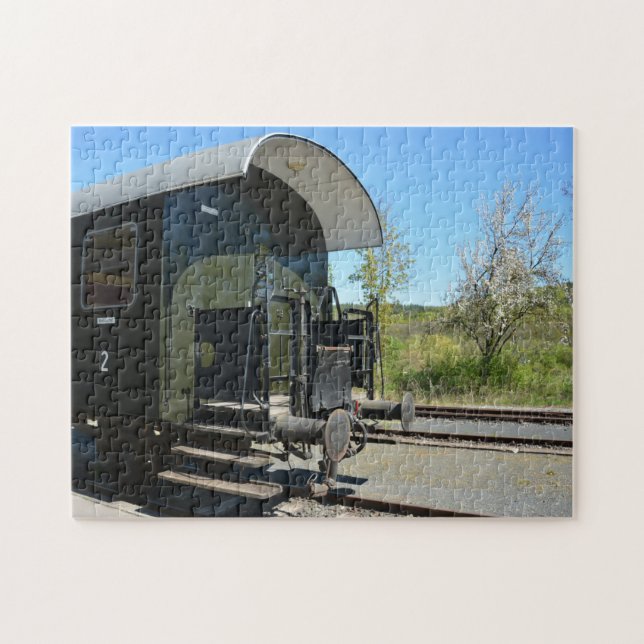 Puzzle Alter Eisenbahnwagen (Horizontal)